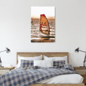 WINDSURFING CANVAS AFDRUK (Insitu (Slaapkamer))