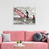 WINDSURFING CANVAS AFDRUK (Insitu (Woonkamer))