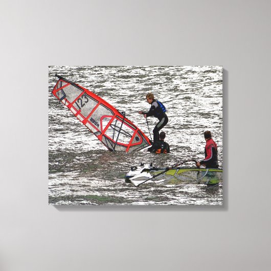 WINDSURFING CANVAS AFDRUK (Voorkant)