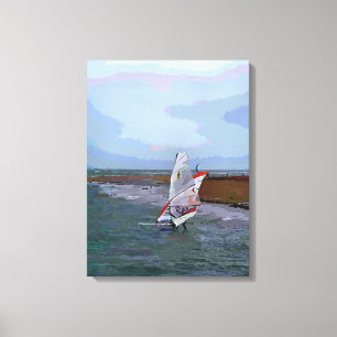 WINDSURFING CANVAS AFDRUK