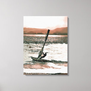 WINDSURFING CANVAS AFDRUK