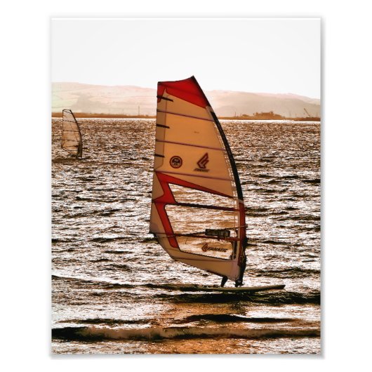 WINDSURFING FOTO AFDRUK (Voorkant)