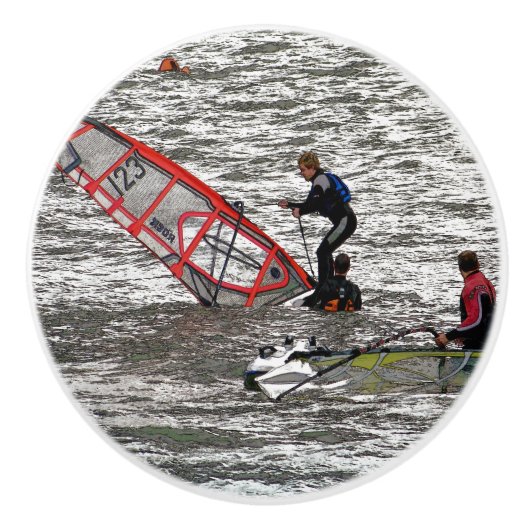 WINDSURFING KERAMISCHE KNOP (Voorkant)