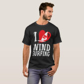 Windsurfing Love Windsurf Surfing Windsurfer T-shirt (Voorkant volledig)