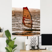 WINDSURFING POSTER (Thuiskantoor)