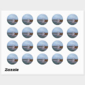WINDSURFING RONDE STICKER (Vel)