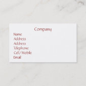 WINDSURFING VISITEKAARTJE (Achterkant)