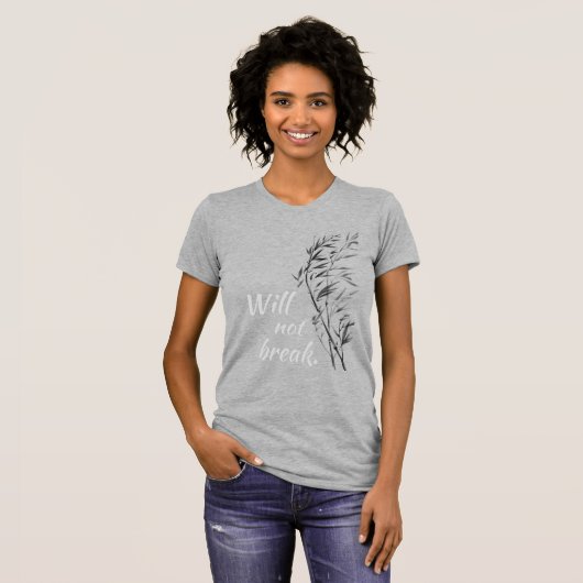 Windswept Bamboo, bent bamboo T-shirt (Voorkant volledig)