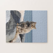 Windswept Cat by Sea Legpuzzel (Horizontaal)