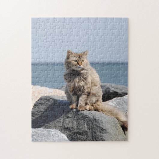 Windswept Cat by Sea Legpuzzel (Verticaal)