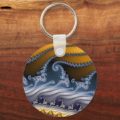 Windswept Fractal Art Sleutelhanger (Voorkant)