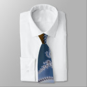 Windswept Fractal Art Stropdas (Gebonden)