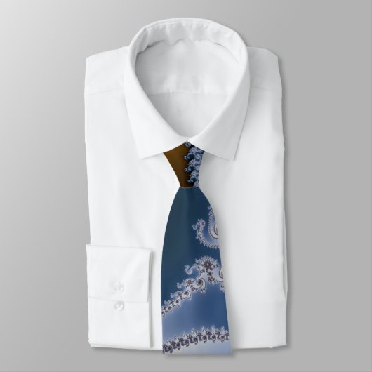 Windswept Fractal Art Stropdas (Gebonden)