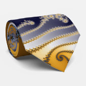 Windswept Fractal Art Stropdas (Opgerold)