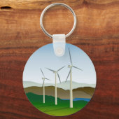 Windturbine bij Lake Sleutelhanger (Voorkant)