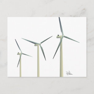 Windturbine Briefkaart