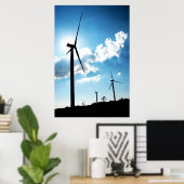 Windturbine Poster (Thuiskantoor)