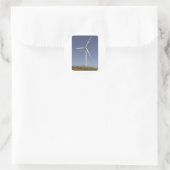 Windturbine Ronde Sticker (Tas)