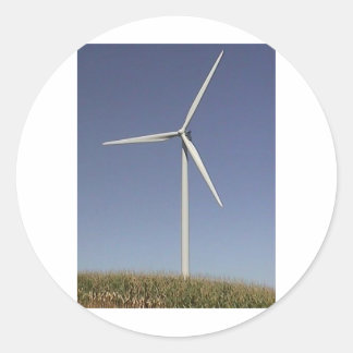 Windturbine Ronde Sticker