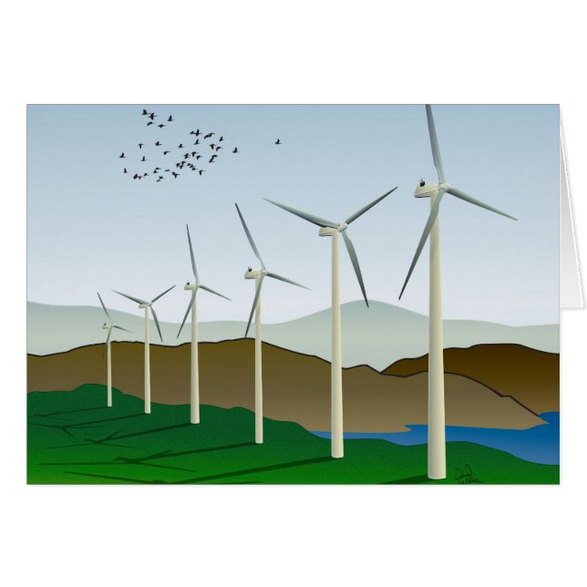 windturbines (Voorkant Horizontaal)