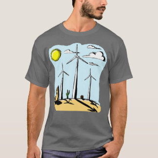 windturbines 3 t-shirt