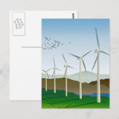 windturbines briefkaart (Voorkant / Achterkant)