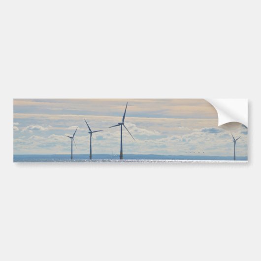 windturbines bumpersticker (Voorkant)
