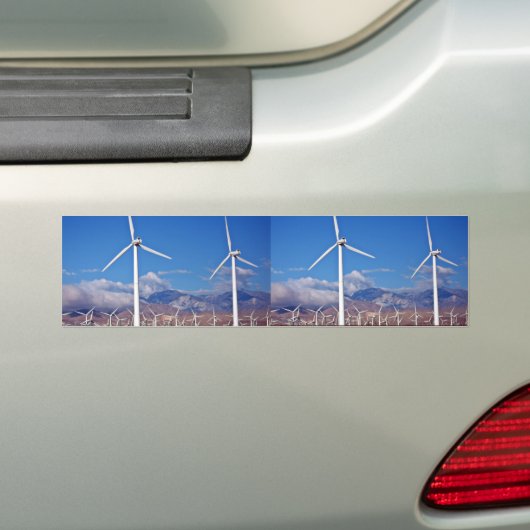 Windturbines Bumpersticker (Op auto)