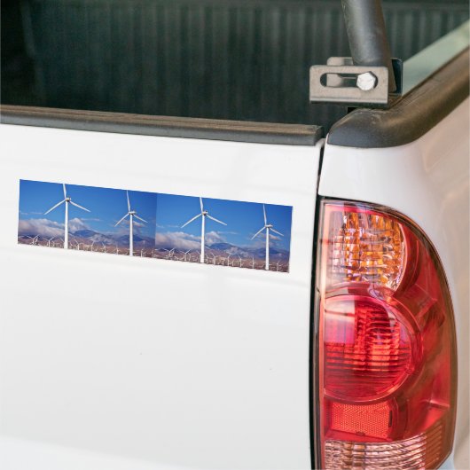 Windturbines Bumpersticker (Op Truck)