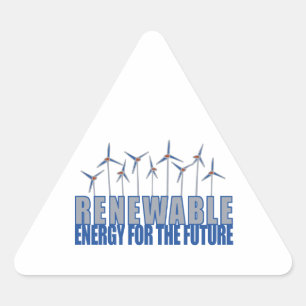 windturbines driehoek sticker