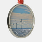 windturbines metalen ornament (Rechts)
