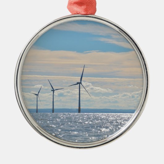 windturbines metalen ornament (Voorkant)