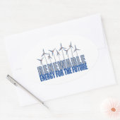 windturbines ovale sticker (Envelop)