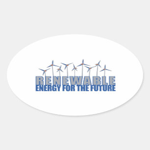 windturbines ovale sticker