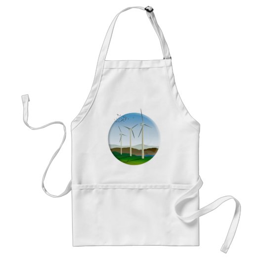 windturbines standaard schort (Voorkant)