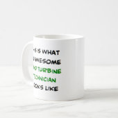 windturbinetechnicus, geweldige koffiemok (Voorkant links)