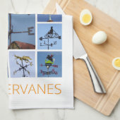 windvanen theedoek (Quarter Fold)