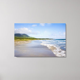 Windward Beach, Nevis Canvas Afdruk