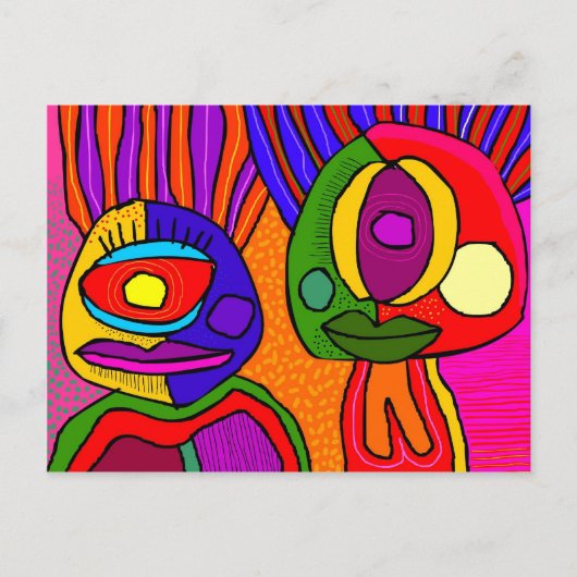"windy" briefkaart (Voorkant)