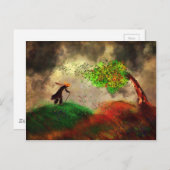 Windy Day Briefkaart (Voorkant / Achterkant)