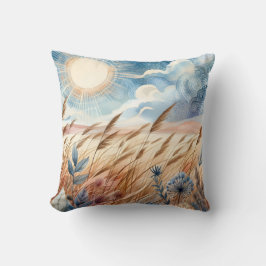 Windy Day Rustic Boho Mountain Prairie Country Kussen