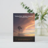 Windy West Moving Company Aankondigingskaart (Staand voorkant)