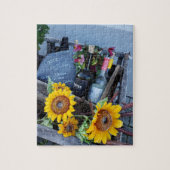 Wine and Flowers Puzzle (Vertical)