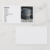 Wine Barrel Visitekaartje (Voorkant / Achterkant)