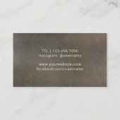 Wine Bartender Sommelier  Visitekaartje (Achterkant)