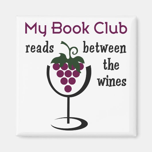 Wine Book Club Magneet (Voorkant)