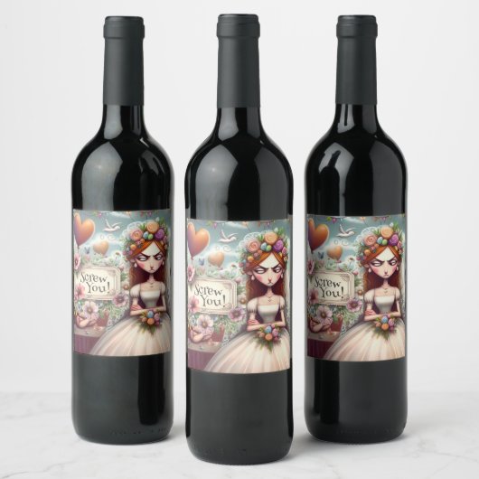 Wine bottle sticker (Bouteilles)