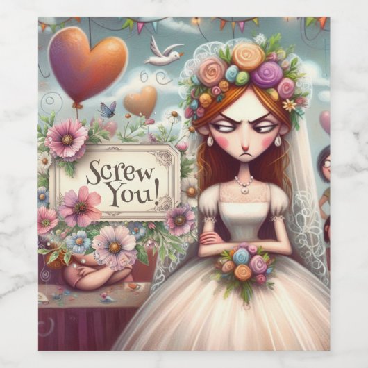 Wine bottle sticker (Étiquettes simples)