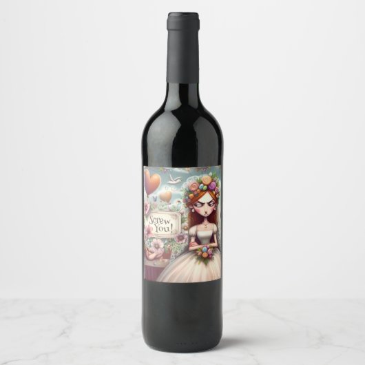Wine bottle sticker (Devant)