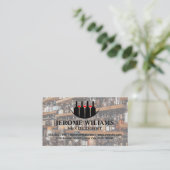 Wine Bottles Logo | Mixologist Visitekaartje (Staand voorkant)